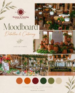 🎨 Planificamos emociones, servimos recuerdos.  En Eventos & Catering by Gladys Quiñones, entendemos que tu boda es más que un evento; es una experiencia sensorial.  Por eso, este moodboard une nuestra experiencia de más de 30 años en catering con una visión impecable de Wedding Planning. No solo nos encargamos de que la comida sea exquisita, sino de que el entorno sea inigualable.  👉 Echa un vistazo al detalle de las mesas, la originalidad del seating chart y la atmósfera de la pista de baile.  Hablemos hoy para planificar tu momento inolvidable. 💖  #EventosCatering #WeddingPlanner #InspiracionDeBoda #laestancia #aberd