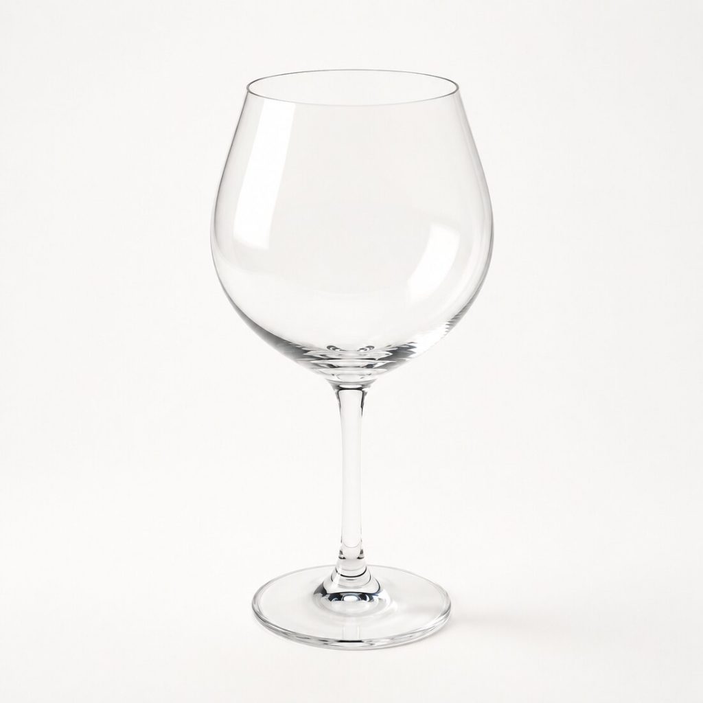 Copa Borgoña clásica de cristal