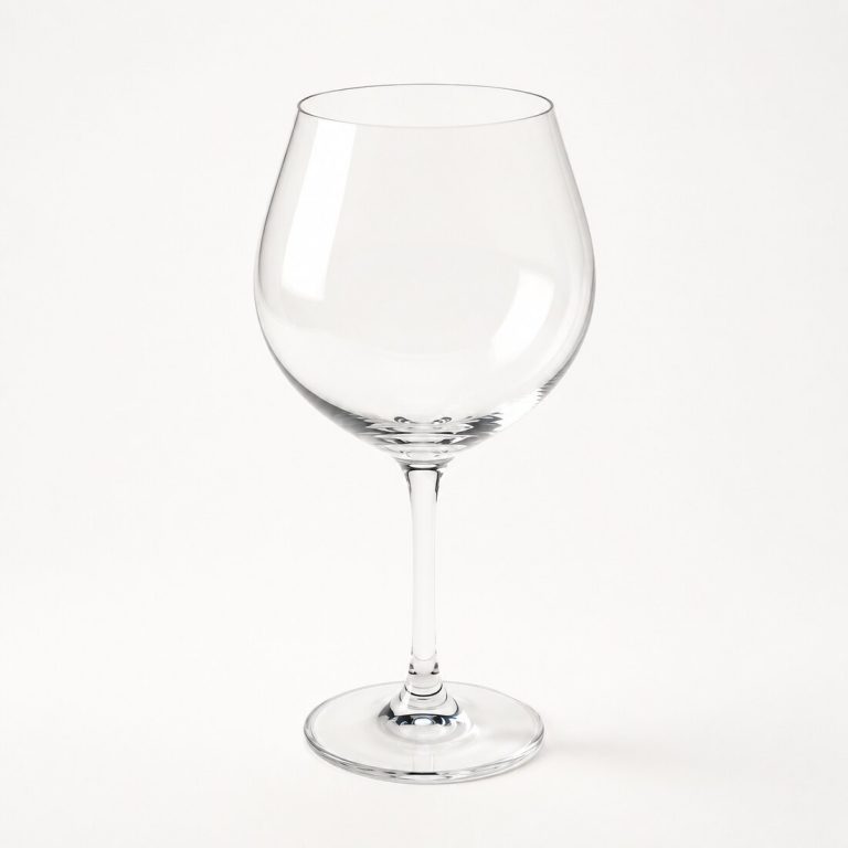 Copa Borgoña clásica de cristal