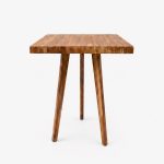 Square tripod cocktail high table